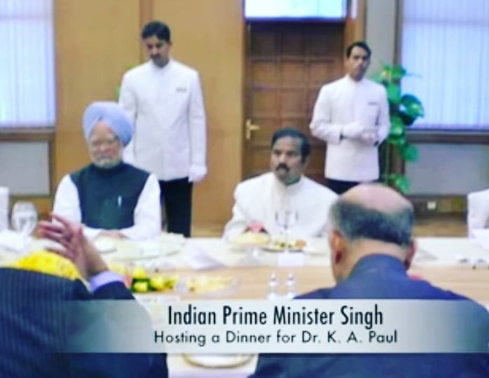 Dr. K.A. Paul meeting with world leaders
